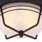 Westinghouse Fixture Ceiling Outdr FlMt 60W 2-Light Bonneville 12.75In WthrBrzStl Fr Glass 6230300 - alternate 2